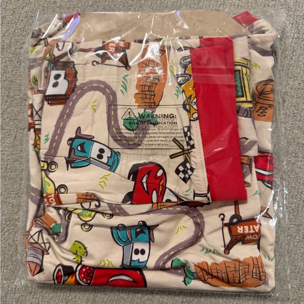 NWT Little Sleepies Disney Pixar Cars Radiator Springs Pajamas Pants Set Sz 4t - Picture 3 of 3